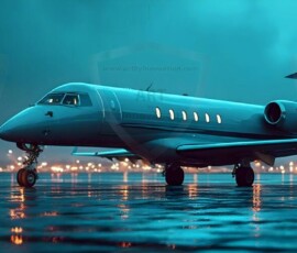 AI-generated small plane art - private jets, business jets, turboprops, vintage propliners. Photorealistic UHD aviation wallpapers by Art by Innovation.