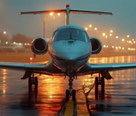 AI-generated small plane art - private jets, business jets, turboprops, vintage propliners. Photorealistic UHD aviation wallpapers by Art by Innovation.