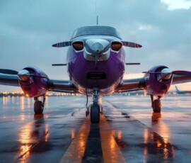 AI-generated small plane art - private jets, business jets, turboprops, vintage propliners. Photorealistic UHD aviation wallpapers by Art by Innovation.
