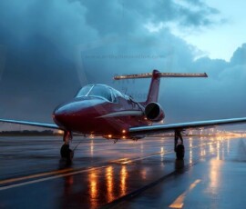 AI-generated small plane art - private jets, business jets, turboprops, vintage propliners. Photorealistic UHD aviation wallpapers by Art by Innovation.