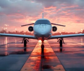 AI-generated small plane art - private jets, business jets, turboprops, vintage propliners. Photorealistic UHD aviation wallpapers by Art by Innovation.