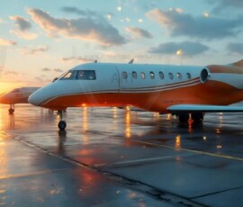 AI-generated small plane art - private jets, business jets, turboprops, vintage propliners. Photorealistic UHD aviation wallpapers by Art by Innovation.