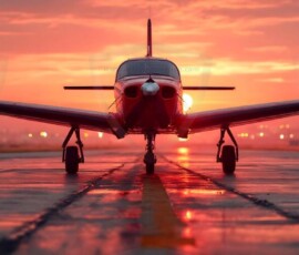 AI-generated small plane art - private jets, business jets, turboprops, vintage propliners. Photorealistic UHD aviation wallpapers by Art by Innovation.