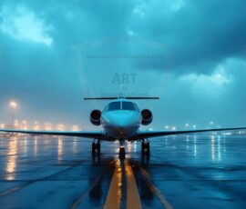 AI-generated small plane art - private jets, business jets, turboprops, vintage propliners. Photorealistic UHD aviation wallpapers by Art by Innovation.