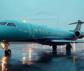AI-generated small plane art - private jets, business jets, turboprops, vintage propliners. Photorealistic UHD aviation wallpapers by Art by Innovation.