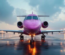 AI-generated small plane art - private jets, business jets, turboprops, vintage propliners. Photorealistic UHD aviation wallpapers by Art by Innovation.
