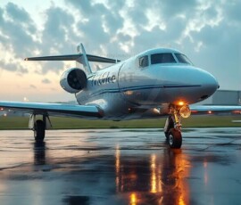 AI-generated small plane art - private jets, business jets, turboprops, vintage propliners. Photorealistic UHD aviation wallpapers by Art by Innovation.