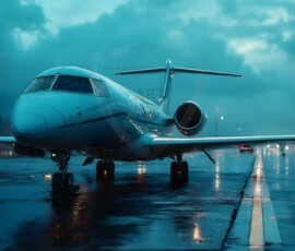 AI-generated small plane art - private jets, business jets, turboprops, vintage propliners. Photorealistic UHD aviation wallpapers by Art by Innovation.