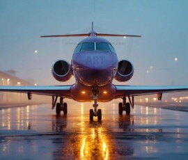 AI-generated small plane art - private jets, business jets, turboprops, vintage propliners. Photorealistic UHD aviation wallpapers by Art by Innovation.