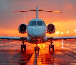 AI-generated small plane art - private jets, business jets, turboprops, vintage propliners. Photorealistic UHD aviation wallpapers by Art by Innovation.