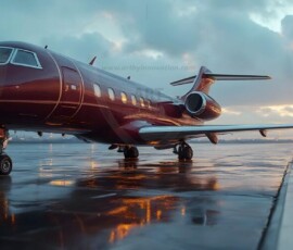 AI-generated small plane art - private jets, business jets, turboprops, vintage propliners. Photorealistic UHD aviation wallpapers by Art by Innovation.