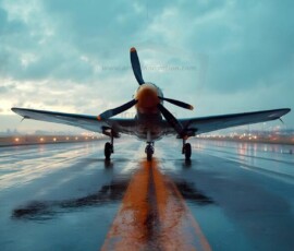 AI-generated small plane art - private jets, business jets, turboprops, vintage propliners. Photorealistic UHD aviation wallpapers by Art by Innovation.