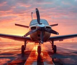 AI-generated small plane art - private jets, business jets, turboprops, vintage propliners. Photorealistic UHD aviation wallpapers by Art by Innovation.