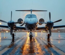 AI-generated small plane art - private jets, business jets, turboprops, vintage propliners. Photorealistic UHD aviation wallpapers by Art by Innovation.