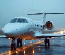 AI-generated small plane art - private jets, business jets, turboprops, vintage propliners. Photorealistic UHD aviation wallpapers by Art by Innovation.