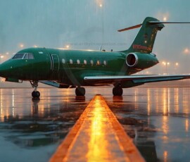 AI-generated small plane art - private jets, business jets, turboprops, vintage propliners. Photorealistic UHD aviation wallpapers by Art by Innovation.