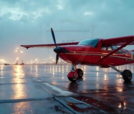 AI-generated small plane art - private jets, business jets, turboprops, vintage propliners. Photorealistic UHD aviation wallpapers by Art by Innovation.