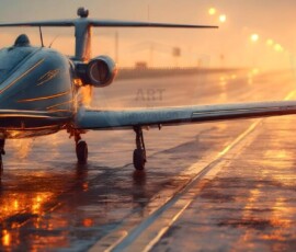 AI-generated small plane art - private jets, business jets, turboprops, vintage propliners. Photorealistic UHD aviation wallpapers by Art by Innovation.