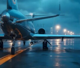AI-generated small plane art - private jets, business jets, turboprops, vintage propliners. Photorealistic UHD aviation wallpapers by Art by Innovation.