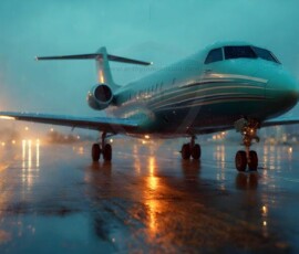 AI-generated small plane art - private jets, business jets, turboprops, vintage propliners. Photorealistic UHD aviation wallpapers by Art by Innovation.