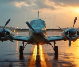AI-generated small plane art - private jets, business jets, turboprops, vintage propliners. Photorealistic UHD aviation wallpapers by Art by Innovation.