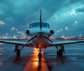 AI-generated small plane art - private jets, business jets, turboprops, vintage propliners. Photorealistic UHD aviation wallpapers by Art by Innovation.