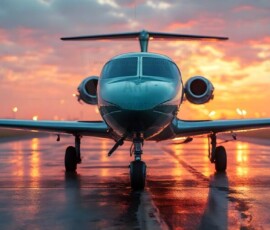 AI-generated small plane art - private jets, business jets, turboprops, vintage propliners. Photorealistic UHD aviation wallpapers by Art by Innovation.