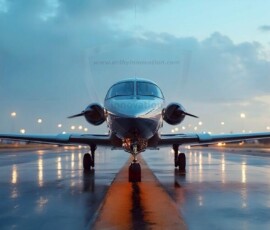 AI-generated small plane art - private jets, business jets, turboprops, vintage propliners. Photorealistic UHD aviation wallpapers by Art by Innovation.