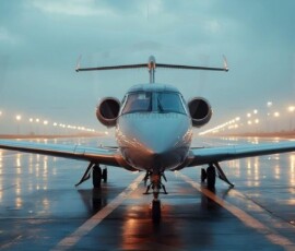 AI-generated small plane art - private jets, business jets, turboprops, vintage propliners. Photorealistic UHD aviation wallpapers by Art by Innovation.
