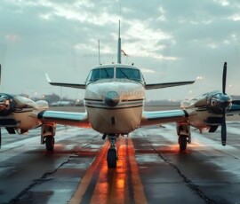 AI-generated small plane art - private jets, business jets, turboprops, vintage propliners. Photorealistic UHD aviation wallpapers by Art by Innovation.