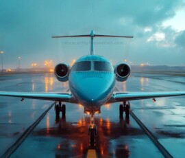 AI-generated small plane art - private jets, business jets, turboprops, vintage propliners. Photorealistic UHD aviation wallpapers by Art by Innovation.