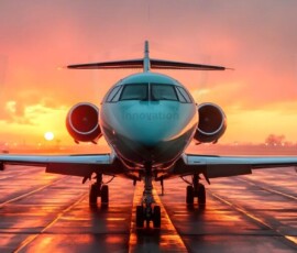 AI-generated small plane art - private jets, business jets, turboprops, vintage propliners. Photorealistic UHD aviation wallpapers by Art by Innovation.
