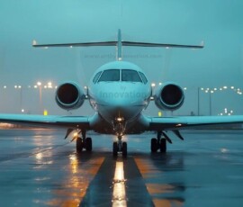 AI-generated small plane art - private jets, business jets, turboprops, vintage propliners. Photorealistic UHD aviation wallpapers by Art by Innovation.