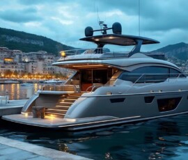 AI-generated yacht art - superyachts, sailing yachts, classic Riva runabouts. Photorealistic UHD marine wallpapers by Art by Innovation.