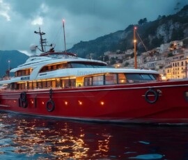 AI-generated yacht art - superyachts, sailing yachts, classic Riva runabouts. Photorealistic UHD marine wallpapers by Art by Innovation.