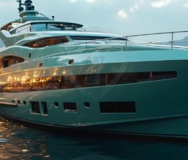 AI-generated yacht art - superyachts, sailing yachts, classic Riva runabouts. Photorealistic UHD marine wallpapers by Art by Innovation.