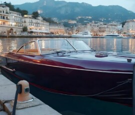 AI-generated yacht art - superyachts, sailing yachts, classic Riva runabouts. Photorealistic UHD marine wallpapers by Art by Innovation.
