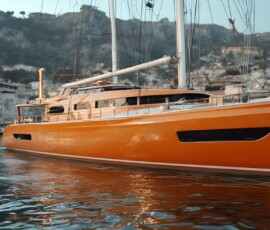AI-generated yacht art - superyachts, sailing yachts, classic Riva runabouts. Photorealistic UHD marine wallpapers by Art by Innovation.