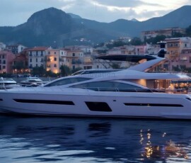 AI-generated yacht art - superyachts, sailing yachts, classic Riva runabouts. Photorealistic UHD marine wallpapers by Art by Innovation.