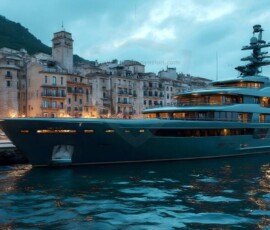 AI-generated yacht art - superyachts, sailing yachts, classic Riva runabouts. Photorealistic UHD marine wallpapers by Art by Innovation.