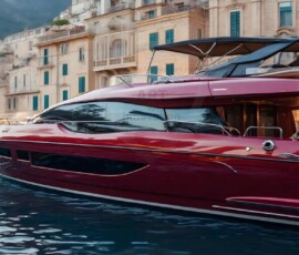 AI-generated yacht art - superyachts, sailing yachts, classic Riva runabouts. Photorealistic UHD marine wallpapers by Art by Innovation.