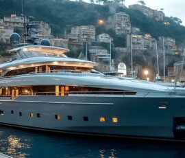 AI-generated yacht art - superyachts, sailing yachts, classic Riva runabouts. Photorealistic UHD marine wallpapers by Art by Innovation.