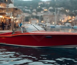 AI-generated yacht art - superyachts, sailing yachts, classic Riva runabouts. Photorealistic UHD marine wallpapers by Art by Innovation.
