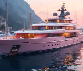 AI-generated yacht art - superyachts, sailing yachts, classic Riva runabouts. Photorealistic UHD marine wallpapers by Art by Innovation.