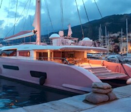 AI-generated yacht art - superyachts, sailing yachts, classic Riva runabouts. Photorealistic UHD marine wallpapers by Art by Innovation.