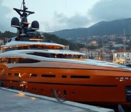 AI-generated yacht art - superyachts, sailing yachts, classic Riva runabouts. Photorealistic UHD marine wallpapers by Art by Innovation.