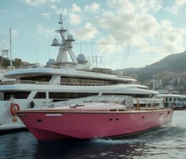 AI-generated yacht art - superyachts, sailing yachts, classic Riva runabouts. Photorealistic UHD marine wallpapers by Art by Innovation.