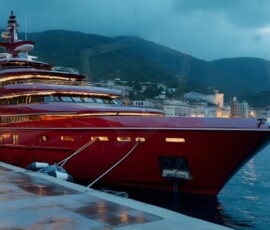 AI-generated yacht art - superyachts, sailing yachts, classic Riva runabouts. Photorealistic UHD marine wallpapers by Art by Innovation.