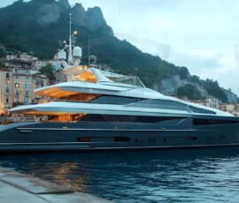 AI-generated yacht art - superyachts, sailing yachts, classic Riva runabouts. Photorealistic UHD marine wallpapers by Art by Innovation.