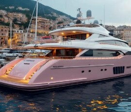 AI-generated yacht art - superyachts, sailing yachts, classic Riva runabouts. Photorealistic UHD marine wallpapers by Art by Innovation.